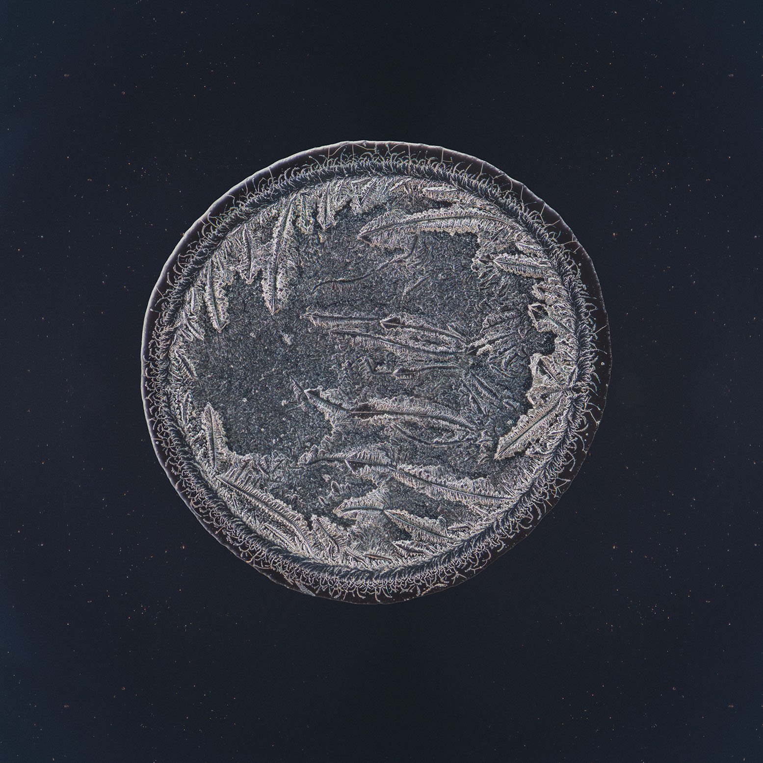 Ilse tear photographed under the microscope