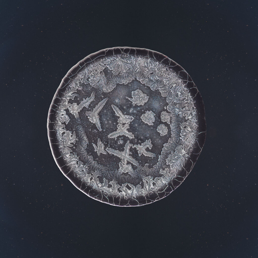 Marieke — emotional tear photographed under the microscope