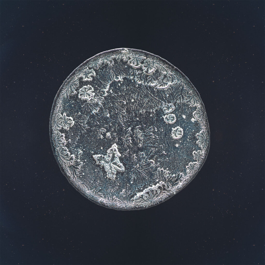 Valeria — emotional tear photographed under the microscope
